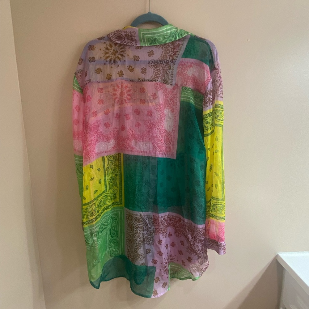 AKIRA Multicolor Paisley Shirt - Picture 4 of 5